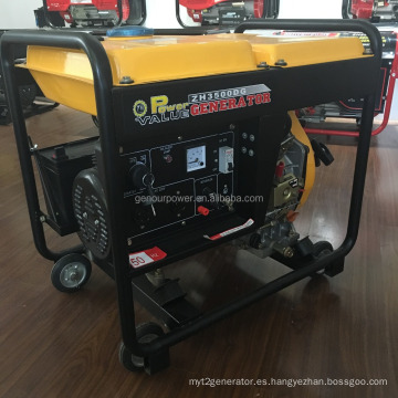 Fabricación tanto Gasoline Diesel 7 KVA Generador